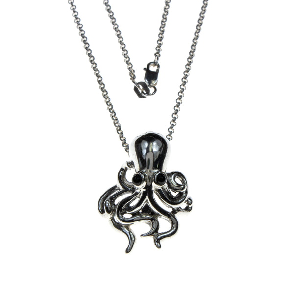 Sterling Silver Octopus Necklace