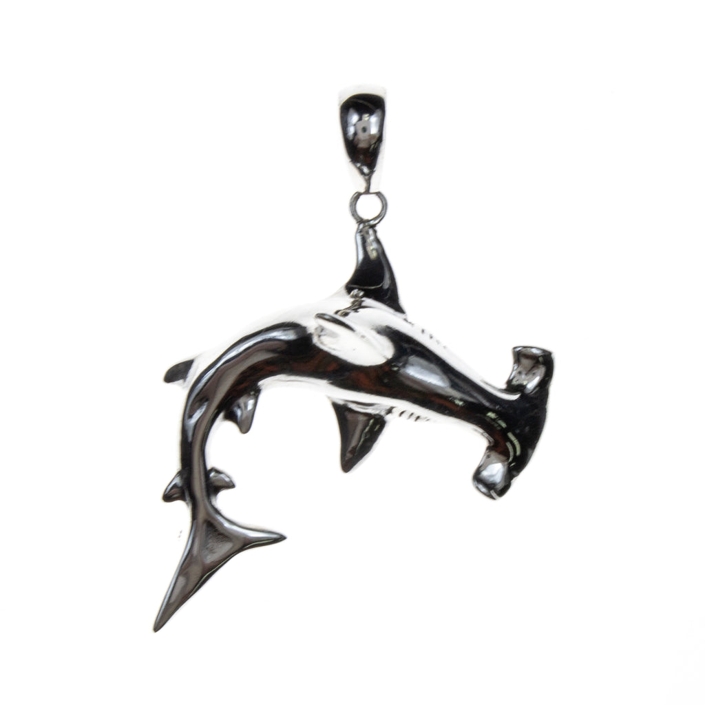 Sterling Silver Hammerhead Shark Pendant