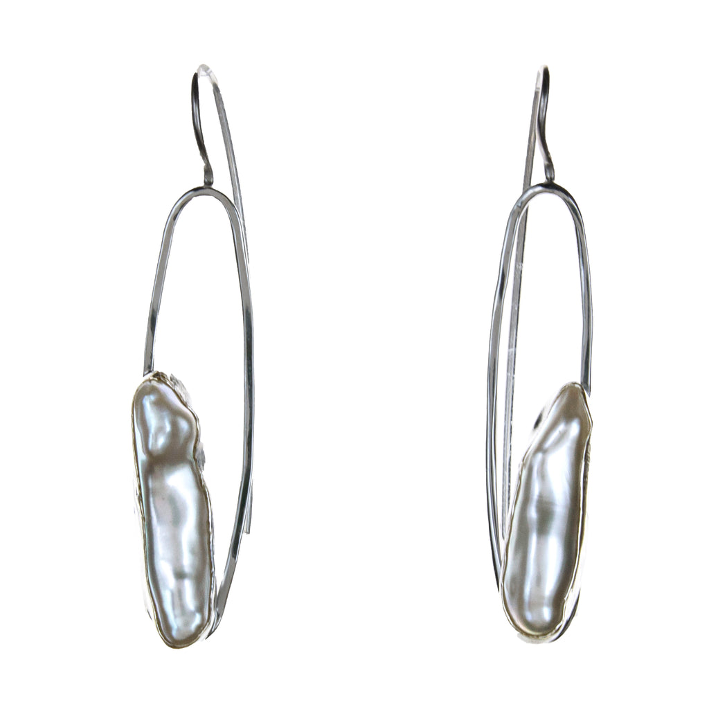 Sterling Silver Pearl Earrings