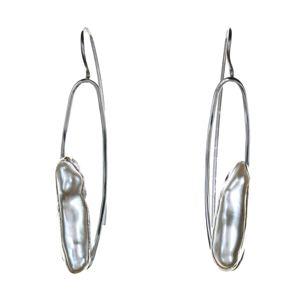 Sterling Silver Pearl Earrings