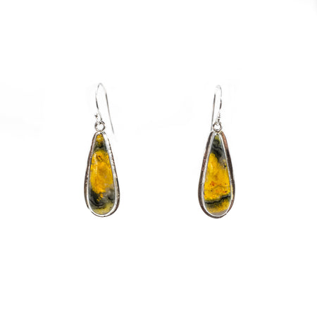 Falling Leaves Glass Drop Earrings