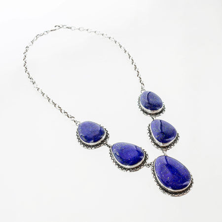 SS Tanzanite Treasures Y Necklace