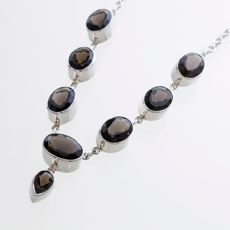 SS 14K Boulder Opal Starburst Necklace