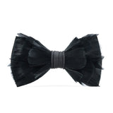 Goose Feathers Bow Tie