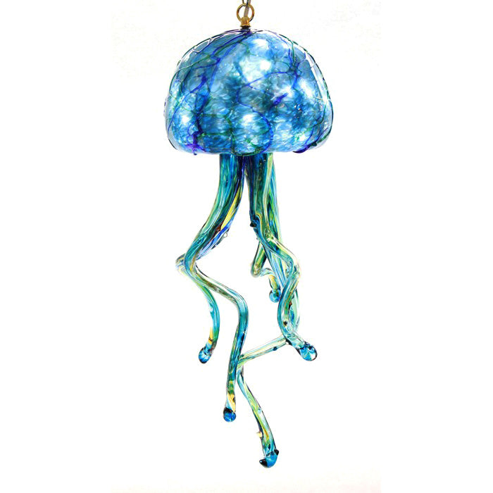 Aqua Jellyfish Chandelier