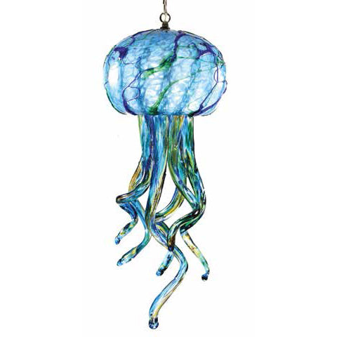 Aqua Jellyfish Chandelier
