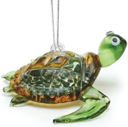 Glass Alligator Ornament
