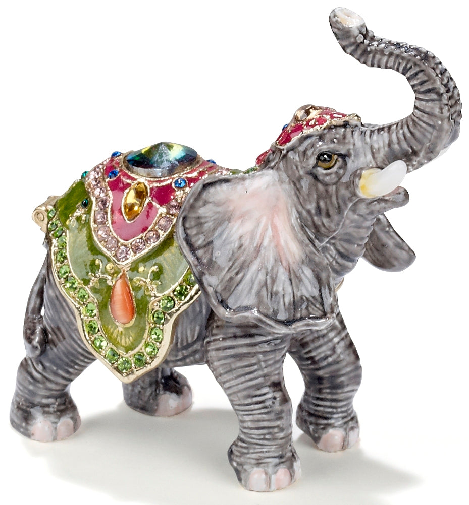 Circus Elephant Cloissoné Box