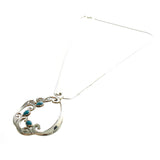 SS Flowering Turquoise Necklace