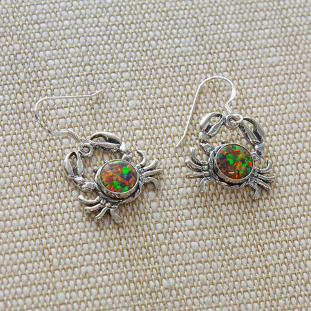 SS Small Pear Indian Rainbow Moonstone Pendants