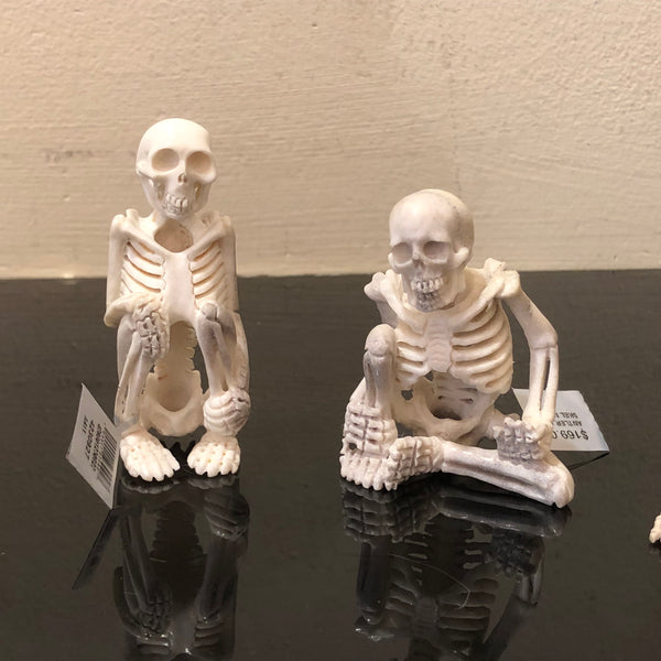 Yoga Skeleton Antler Bone Carvings