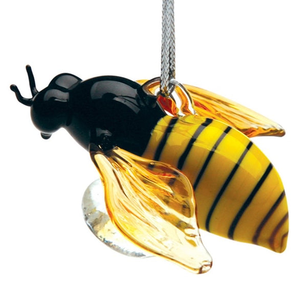 Glass Bee Ornament