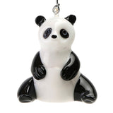 Glass Panda Ornament