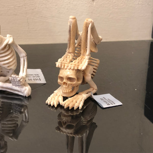 Yoga Skeleton Antler Bone Carvings