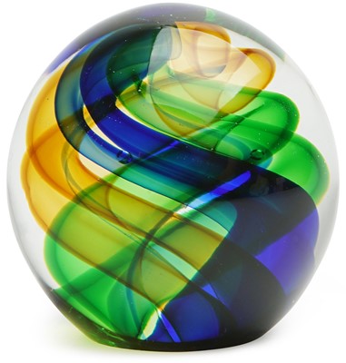 Rainbow Marble Paperweight