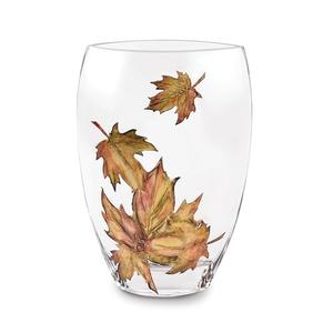 Gold Maple Leaf Vase