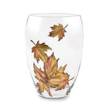 Gold Maple Leaf Vase