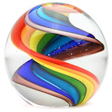 Rainbow Marble Paperweight