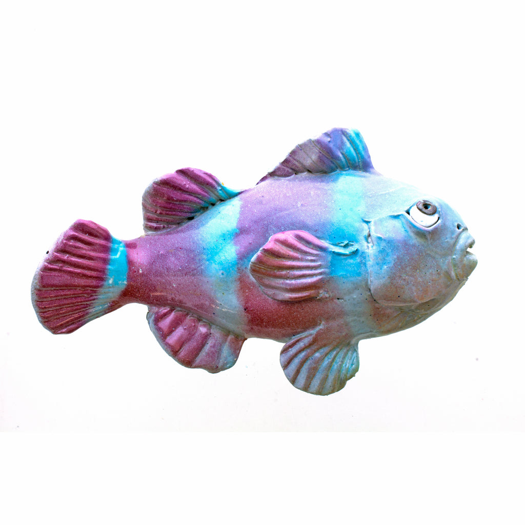 Ceramic Wall Art Iridescent Fish Small