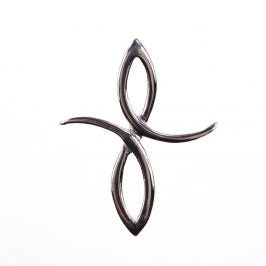 SS Amber Spider Pendant