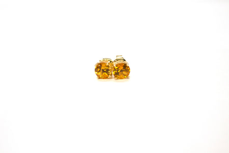 SS Citrine Oval w/ Rope & Tri Flower Ring Size 6.75