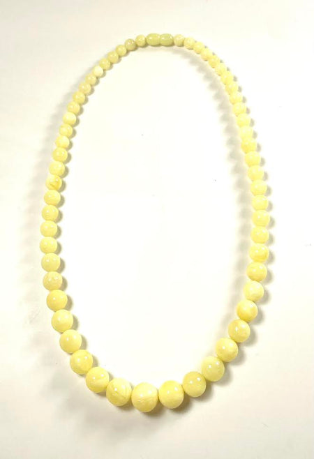 SS Simple 3mm Apatite Bead Link Necklace