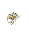 SS Amber Multicolor Spider Pin/Pendant