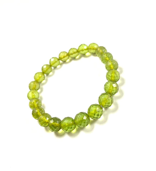 Caribbean Amber Faceted Bead Bracelet