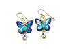 GF Butterfly Metallic Earrings