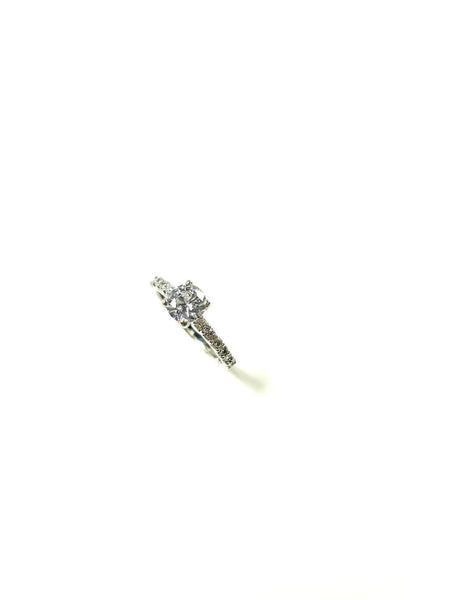 SS CZ Rectangle Ring Size 6,7