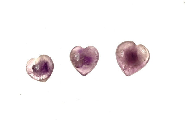 Amethyst Heart - Multiple Sizes