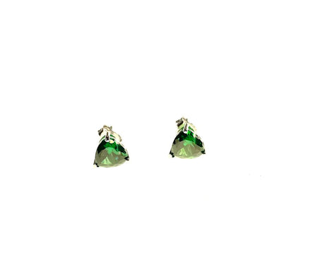 14K Sapphire Diamond and Emerald Cross Pendant