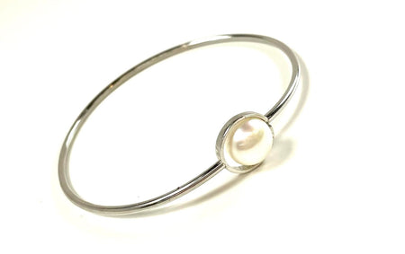 Fresh Water Pearl White Elastic Baby Bracelet