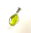 SS Caribbean Amber Curved Pendant