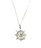 SS Ships Wheel Necklace