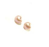 SS Fresh Water Pearl Pink 13.5mm Studs