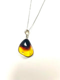 SS Amber Variegated Assorted Necklaces