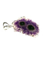 SS Amethyst Stalactite Large Prong Pendant