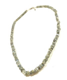 SS Labradorite Square Bead Necklace