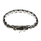 Sterling Silver Woven 8.5 Inch Bracelet