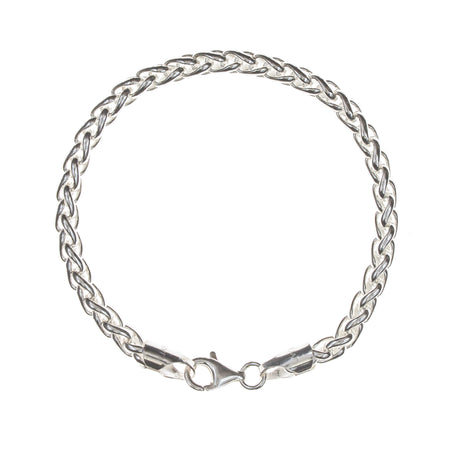 Sterling Silver Woven 8.5 Inch Bracelet