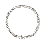 Sterling Silver Woven 8 Inch Bracelet