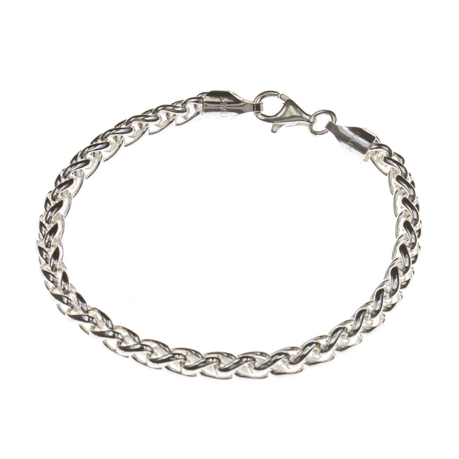 Sterling Silver Woven 8 Inch Bracelet