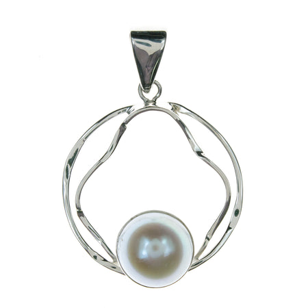 14K Created Opal 14mm Ball Necklace