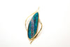 14K Boulder Opal and Diamond Pendant