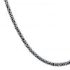 Sterling Silver Byzantine 3MM Fish Hook Bali Necklace