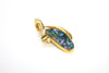 18K Natural Boulder Opal and Diamond Pendant