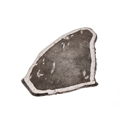 Sterling Silver Meteorite Triangle Pendant