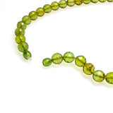 Caribbean Green Amber Beaded Necklace