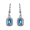 Sterling Silver Blue Topaz Earrings